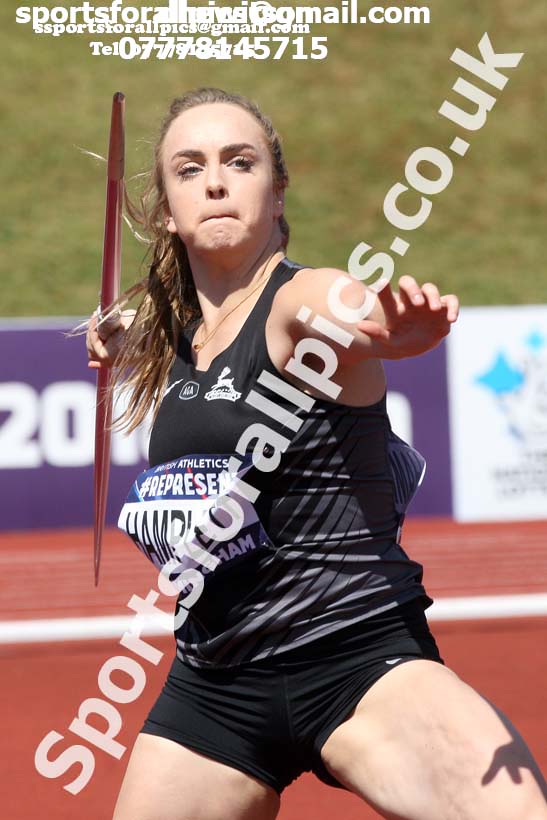 Womens javelin, World Championship Team Trials, Alexander Stadium, Birmingham